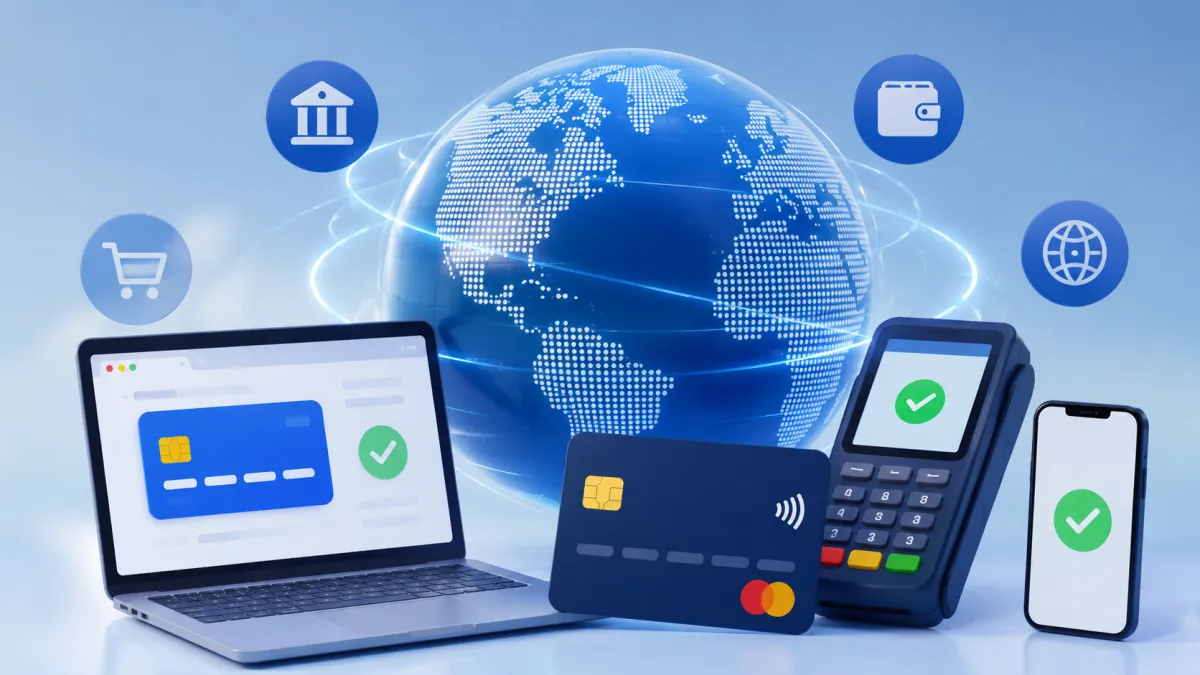 Dịch vụ đăng ký phương thức thanh toán quốc tế